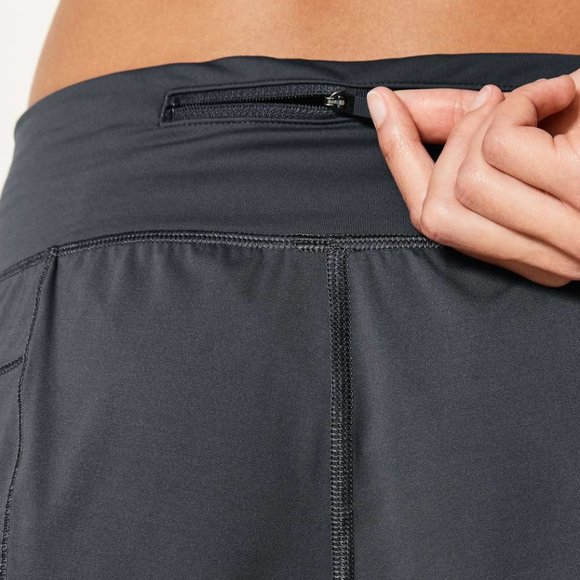 [SOLD] Black Lululemon Chase Me Short 2.5" - Picture 4 of 4